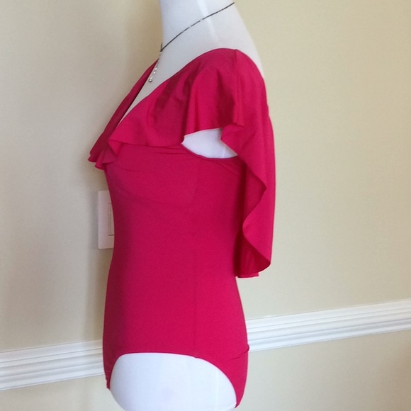 Trina Turk NWT fushia one piece - Picture 2 of 10